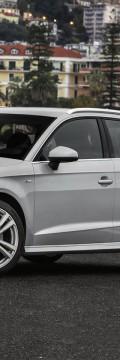 AUDI A3 Sportback (8V)  Karakteristik teknis
