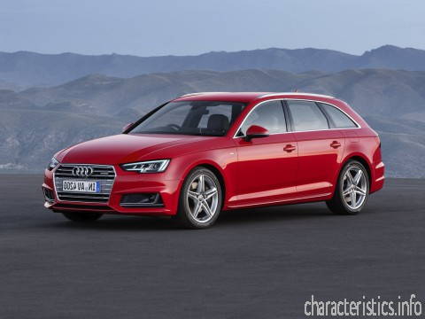 AUDI 世代
 A4 V (B9) Avant 2.0d AMT (190hp) 4x4 技術仕様
