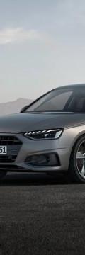 AUDI A4 V (B9) Restyling 2.0d AMT (204hp) 4x4 Karakteristik teknis
