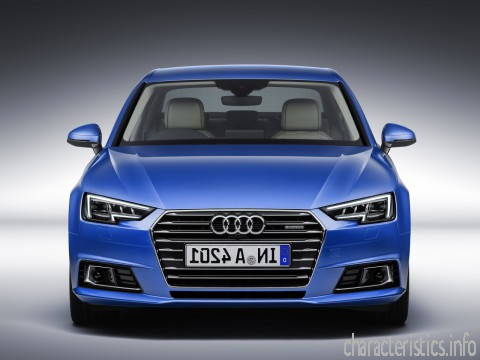 AUDI Generation
 A4 V (B9) Sedan 3.0d (272hp) 4WD Τεχνικά χαρακτηριστικά
