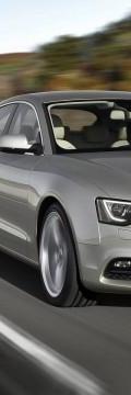 AUDI a5 liftback restyling 1.8 (177hp) Karakteristik teknis
