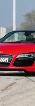 AUDI R8 Roadster Restyling 4.2 (430hp) 4x4 Karakteristik teknis
