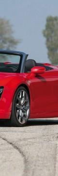 AUDI R8 Roadster Restyling 4.2 (430hp) 4x4 Karakteristik teknis
