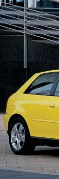 AUDI A3 (8L) 1.8 T quattro (150 Hp) Karakteristik teknis
