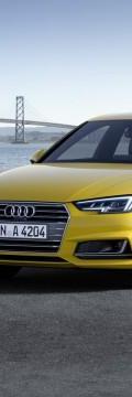 AUDI Generace
 A4 V (B9) Sedan 2.0d (150hp) Technické sharakteristiky
