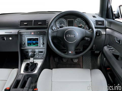 AUDI Покоління
 S4 (8E) 4.2 i V8 (344 Hp) Технічні характеристики
