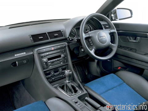 AUDI Покоління
 S4 Avant (8E) 4.2 i V8 (344 Hp) Технічні характеристики
