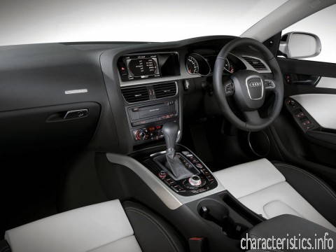AUDI Generacja
 A5 Sportback (8TA) 2.0 TFSI (211 Hp) quattro Charakterystyka techniczna
