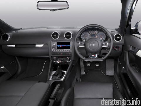AUDI Generasi
 S3 Sportback (8P) 2.0 (265 Hp) Karakteristik teknis
