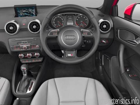 AUDI Покоління
 A1 Restyling 1.0 MT (82hp) Технічні характеристики
