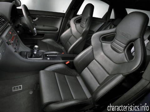 AUDI Jenerasyon
 RS4 Salon (8E) 4.2 i V8 32V FSI (420 Hp) Teknik özellikler
