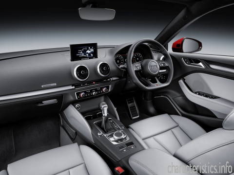 AUDI Generace
 A3 III (8V) Sportback Restyling 2.0d MT (150hp) 4x4 Technické sharakteristiky
