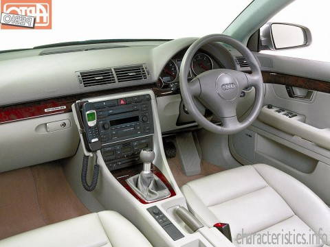 AUDI Поколение
 A4 Avant (8E) S4 Avant (344 hk) 4WD Технически характеристики
