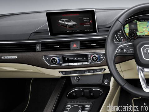 AUDI Generasi
 A4 V (B9) Avant 2.0 AT (252hp) 4WD Karakteristik teknis
