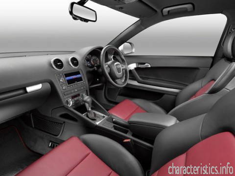 AUDI Generasi
 A3 Sportback (8P) 2.0 TFSI (200 Hp) S tronic Karakteristik teknis
