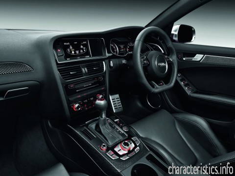 AUDI Generace
 RS4 (B8) 4.2 AMT (450hp) 4x4 Technické sharakteristiky
