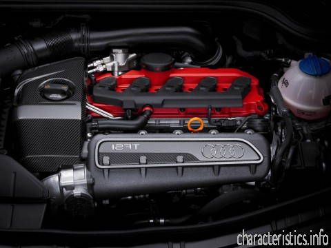 AUDI Generacja
 TT RS coupe 2.5 TFSI (340 Hp) Charakterystyka techniczna

